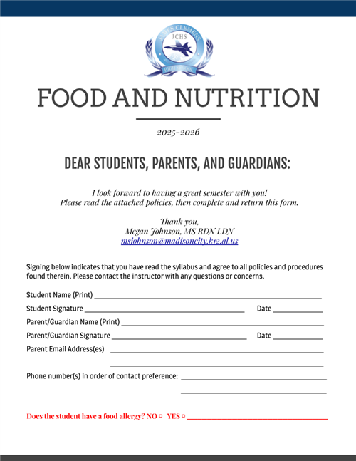 Syllabus Letter